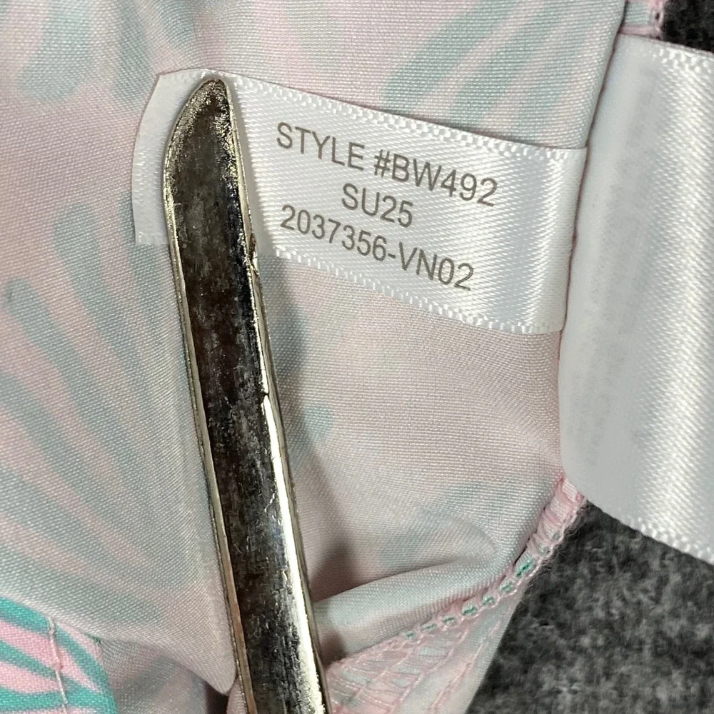 J.Crew Mens Swim Trunks Large Pink Seashell Flex Swimwear‎ BW492 Beach Pool